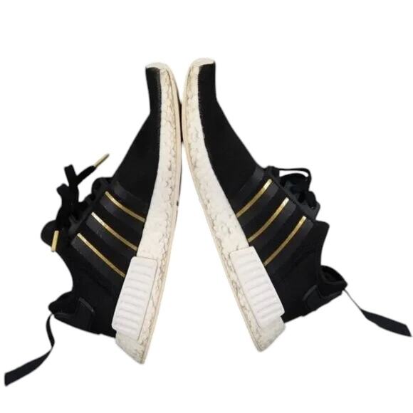 Adidas Shoes Womens 9 Sneakers NMD R1 Athletic Trainer Lifestyle Active Black - Picture 11 of 13